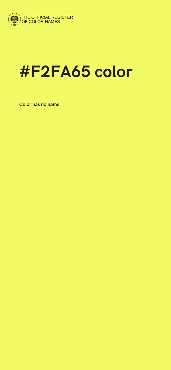 #F2FA65 color image