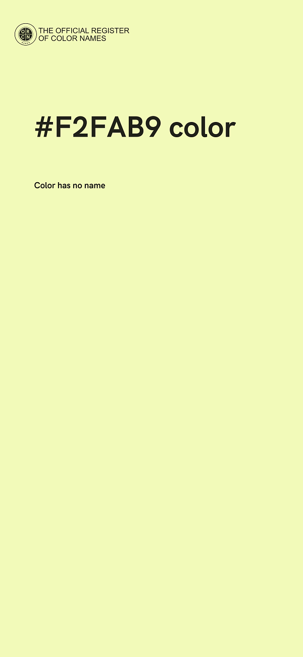 #F2FAB9 color image