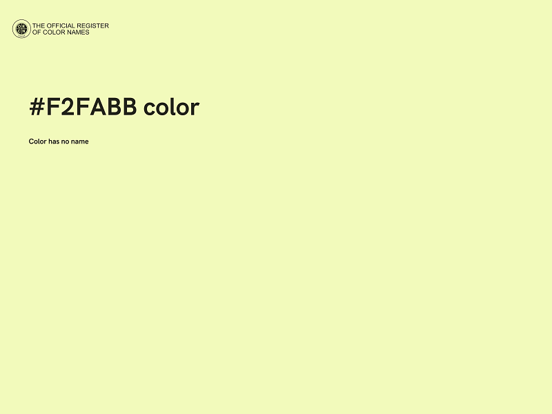 #F2FABB color image