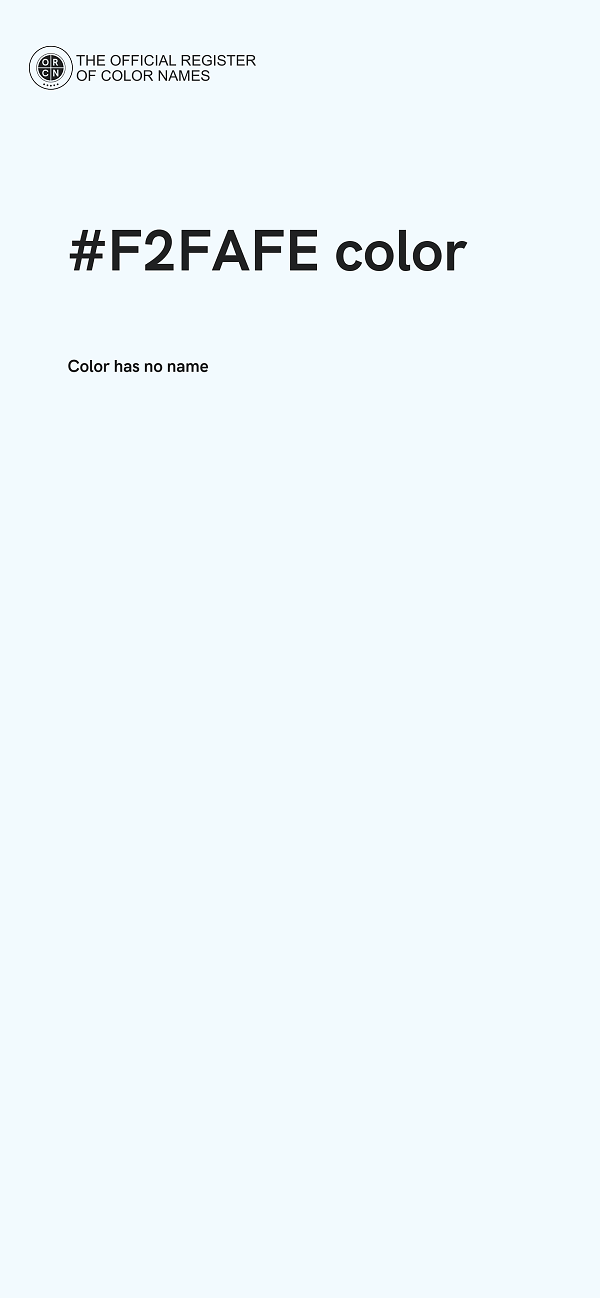 #F2FAFE color image