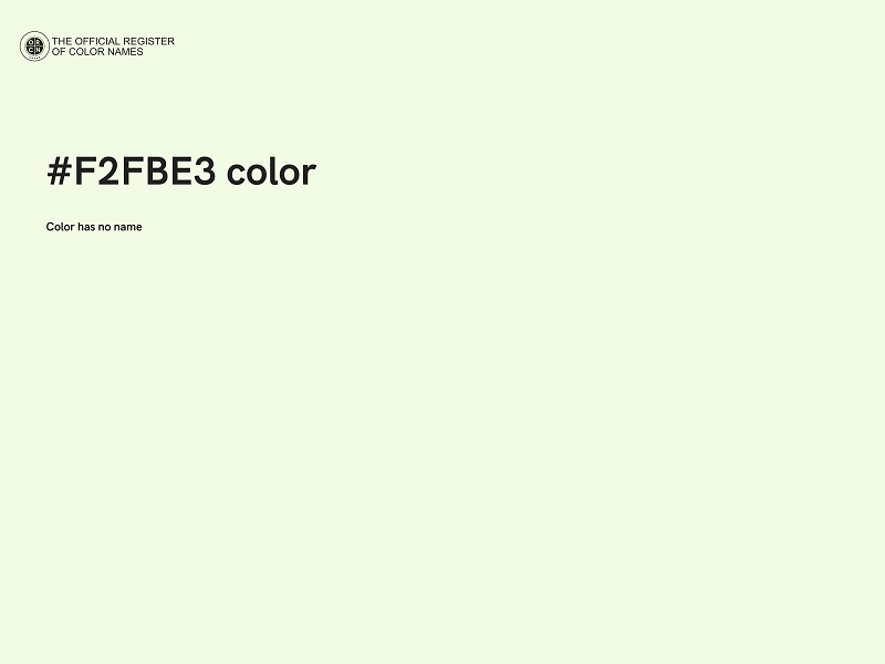 #F2FBE3 color image