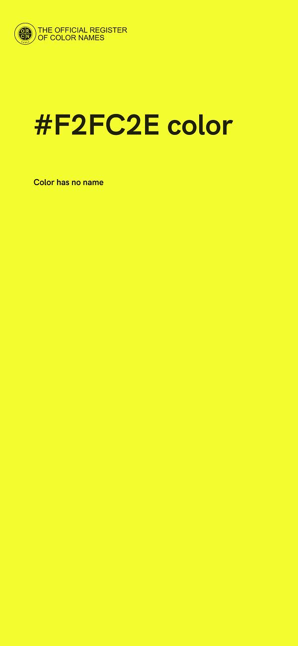 #F2FC2E color image