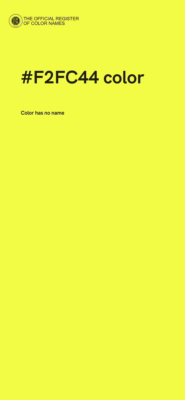 #F2FC44 color image