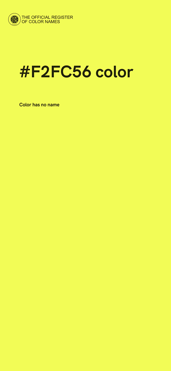 #F2FC56 color image