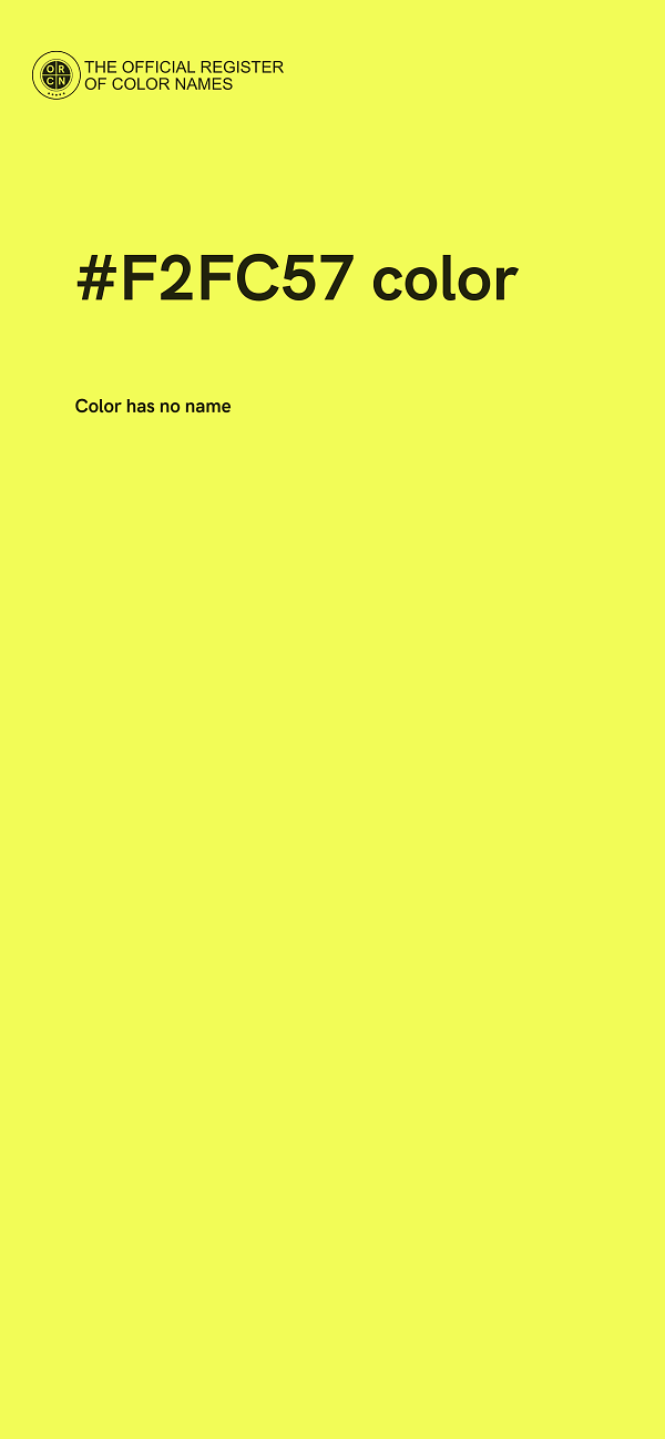 #F2FC57 color image