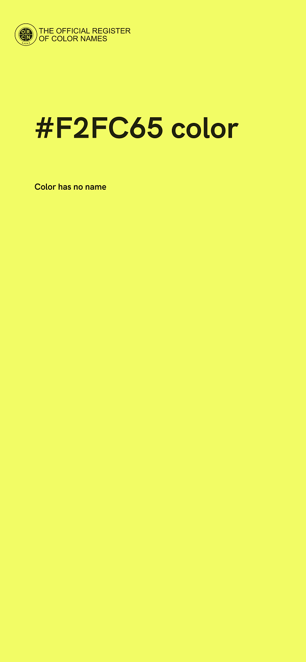 #F2FC65 color image