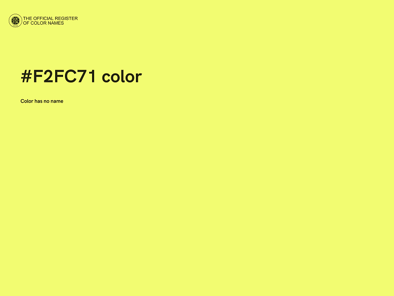 #F2FC71 color image