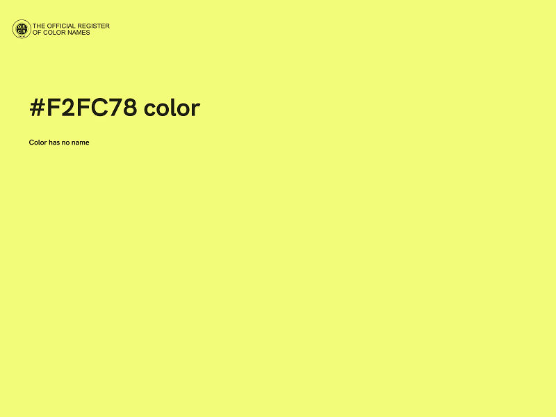 #F2FC78 color image