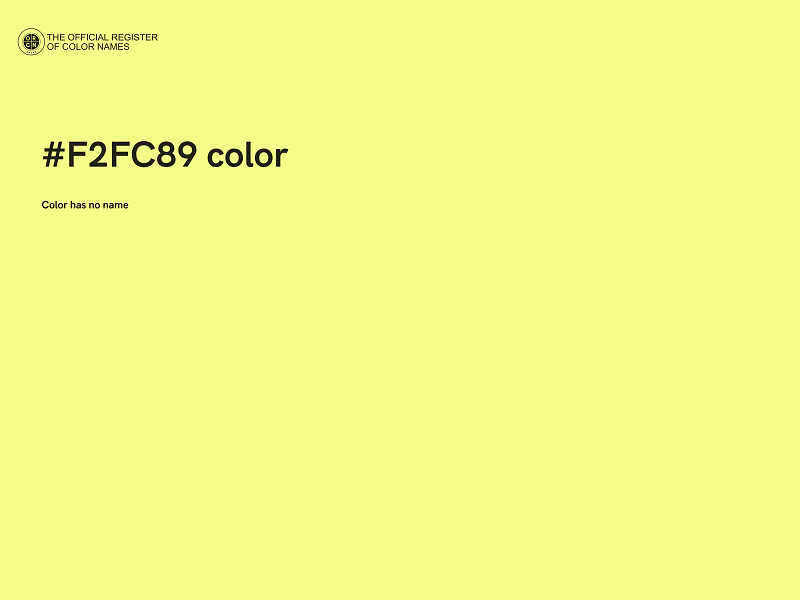 #F2FC89 color image