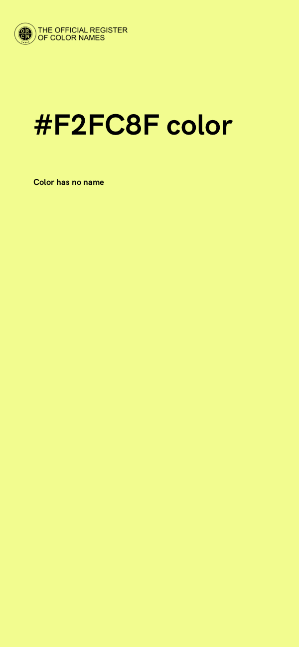 #F2FC8F color image