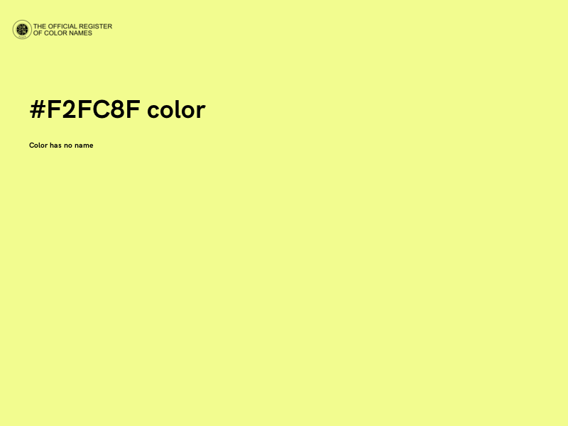 #F2FC8F color image