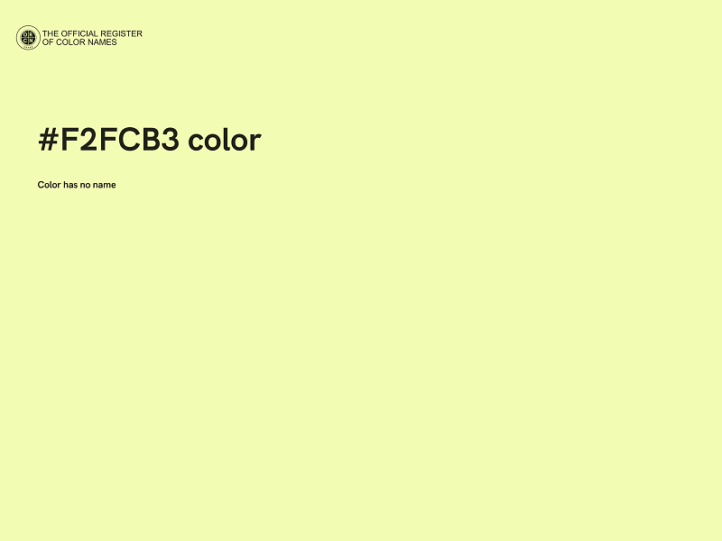 #F2FCB3 color image
