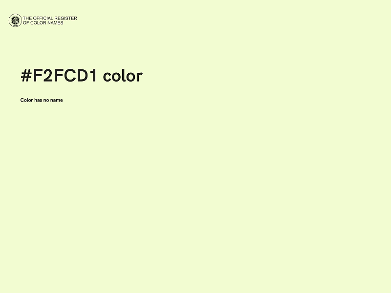 #F2FCD1 color image