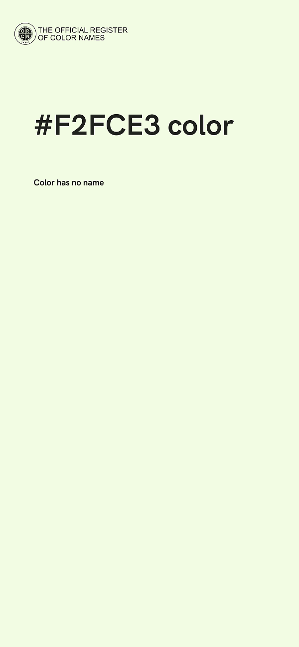 #F2FCE3 color image