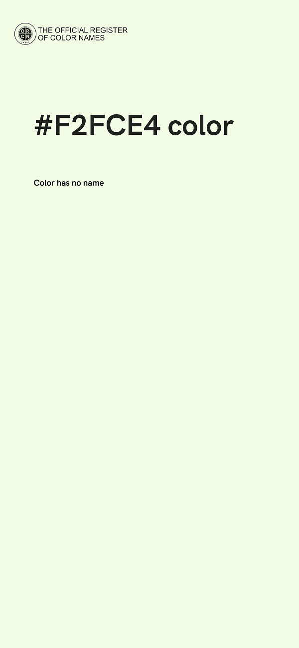 #F2FCE4 color image