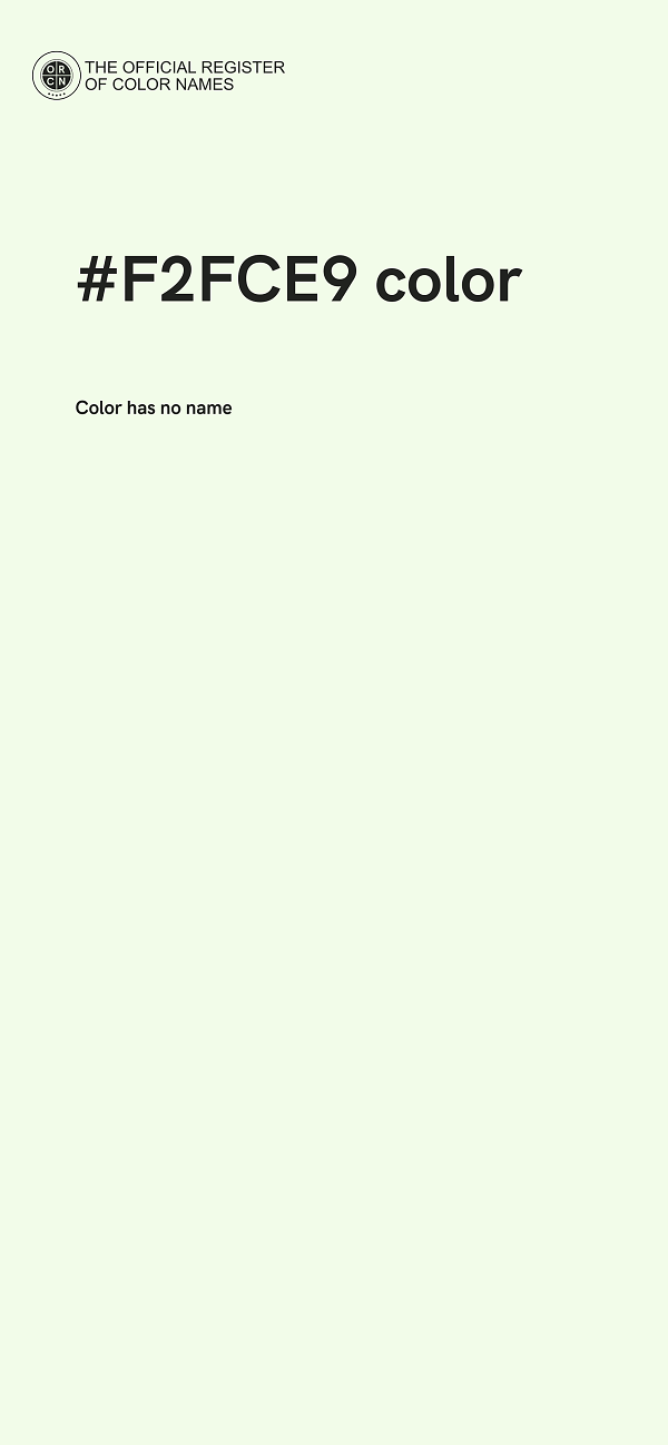 #F2FCE9 color image
