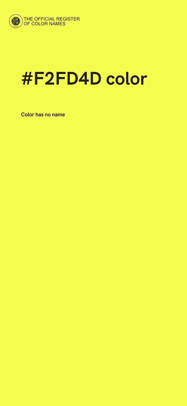 #F2FD4D color image