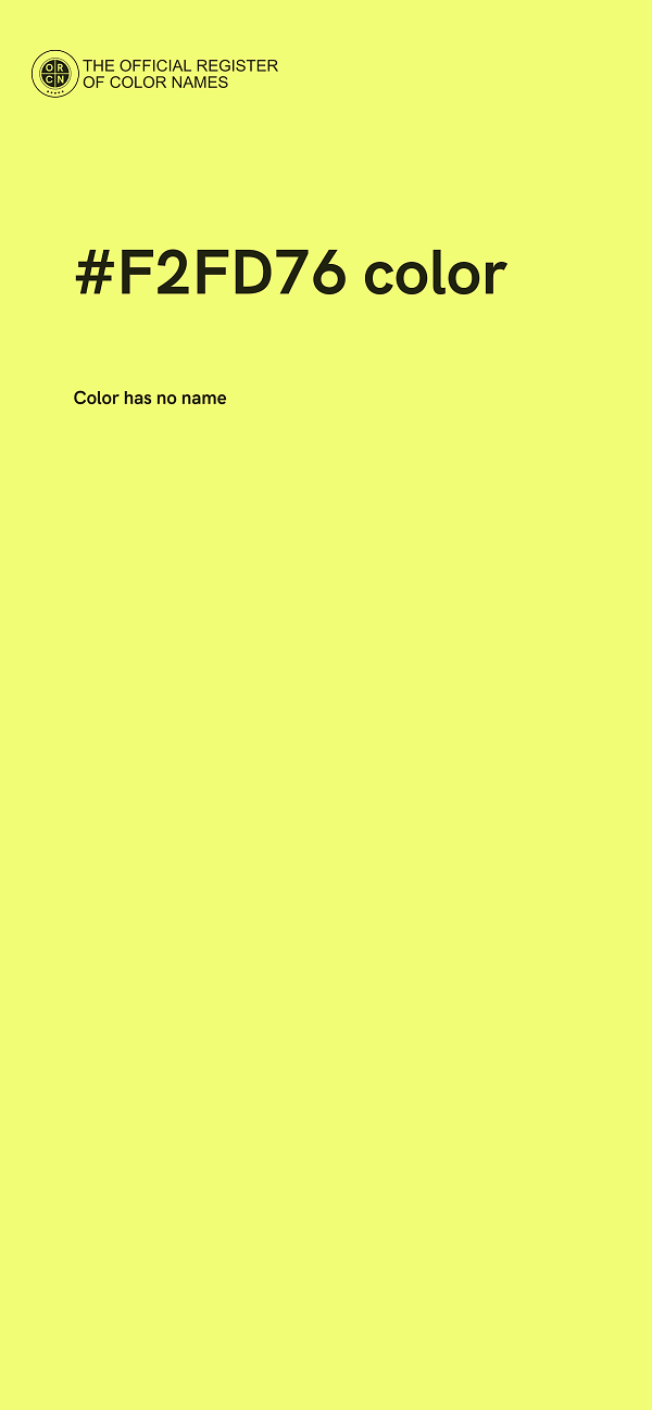 #F2FD76 color image