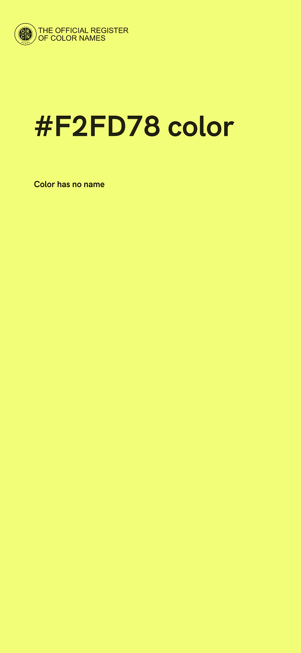 #F2FD78 color image