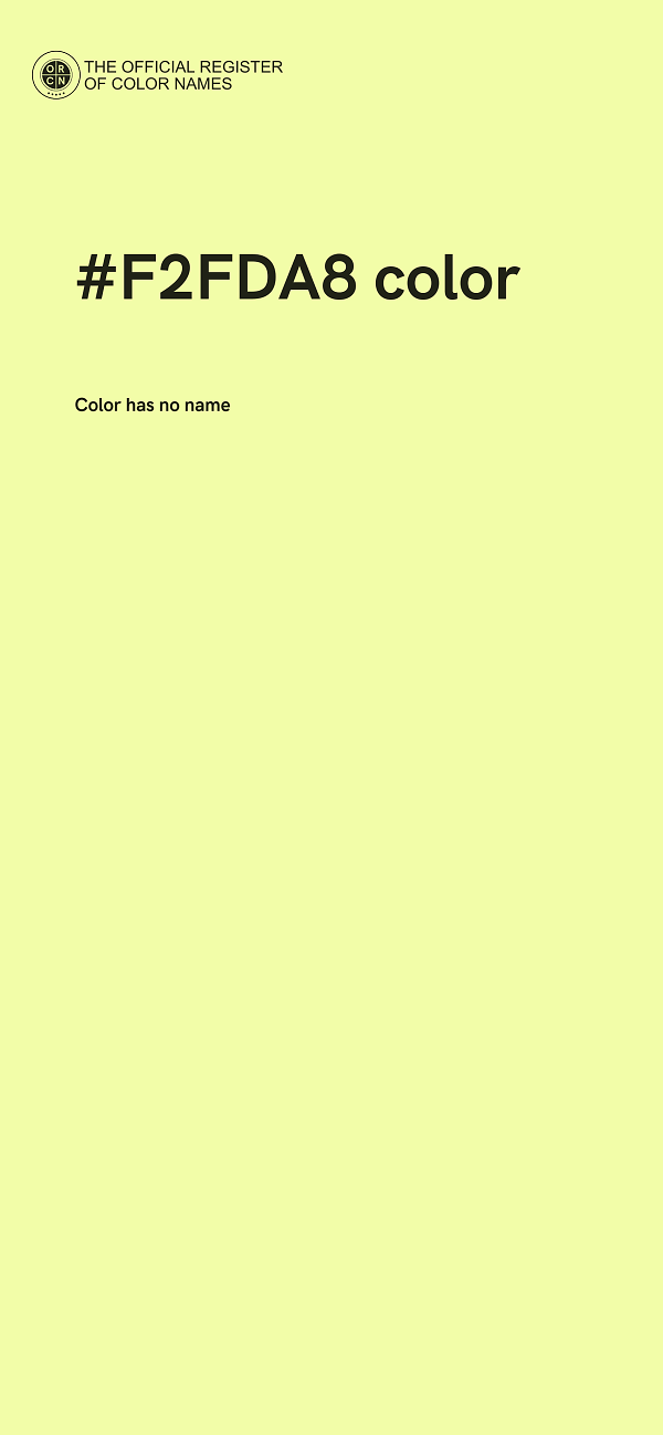 #F2FDA8 color image