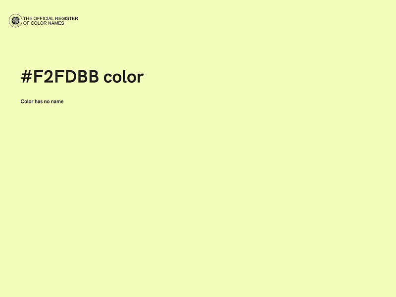 #F2FDBB color image