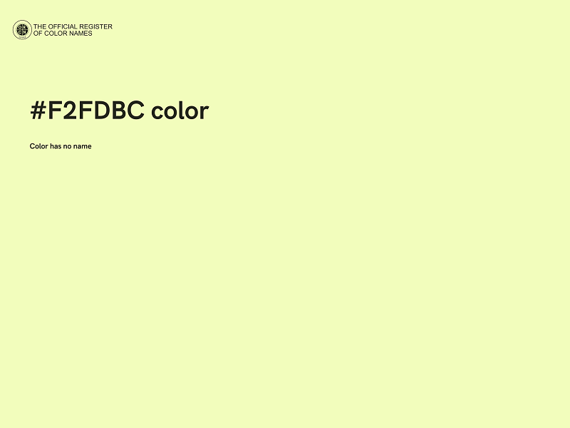 #F2FDBC color image