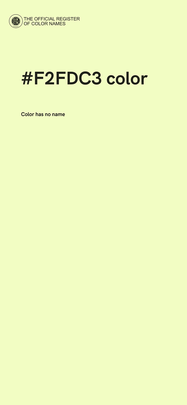 #F2FDC3 color image