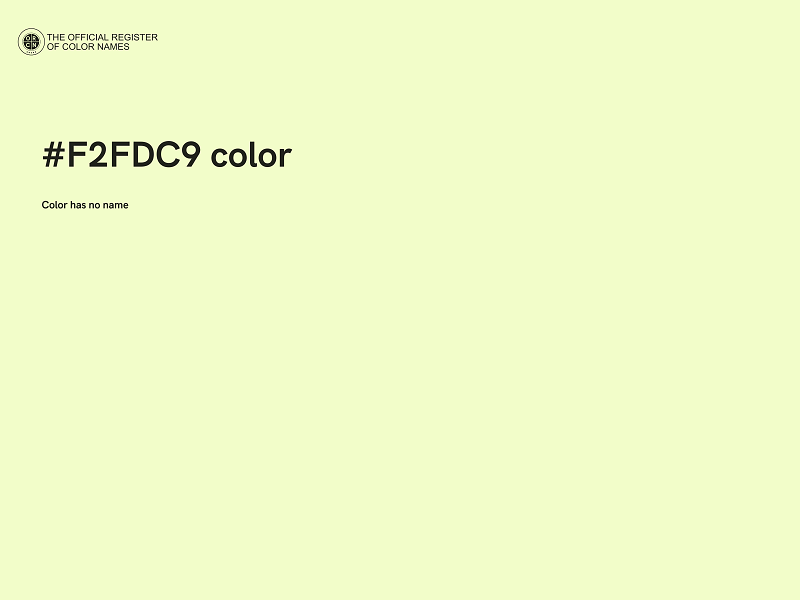 #F2FDC9 color image