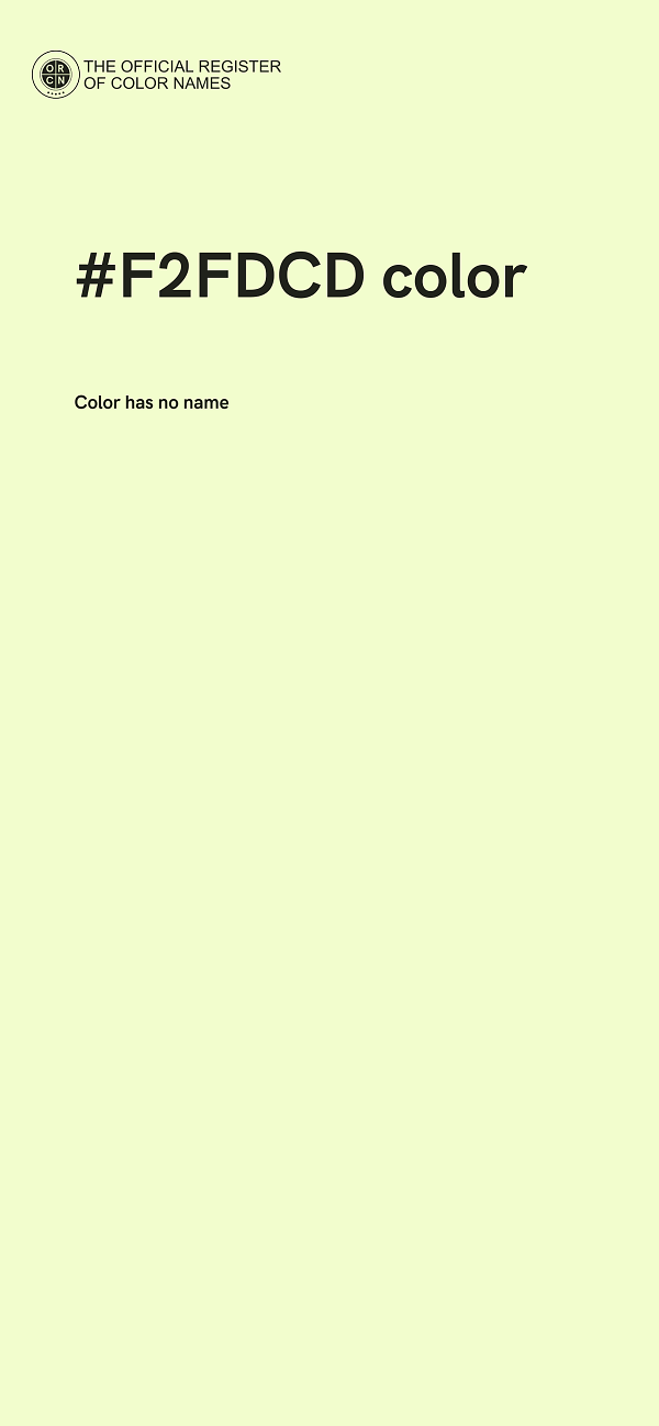 #F2FDCD color image