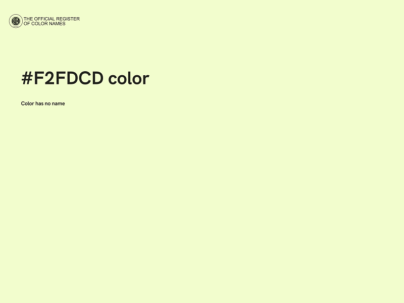 #F2FDCD color image