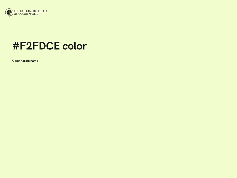 #F2FDCE color image