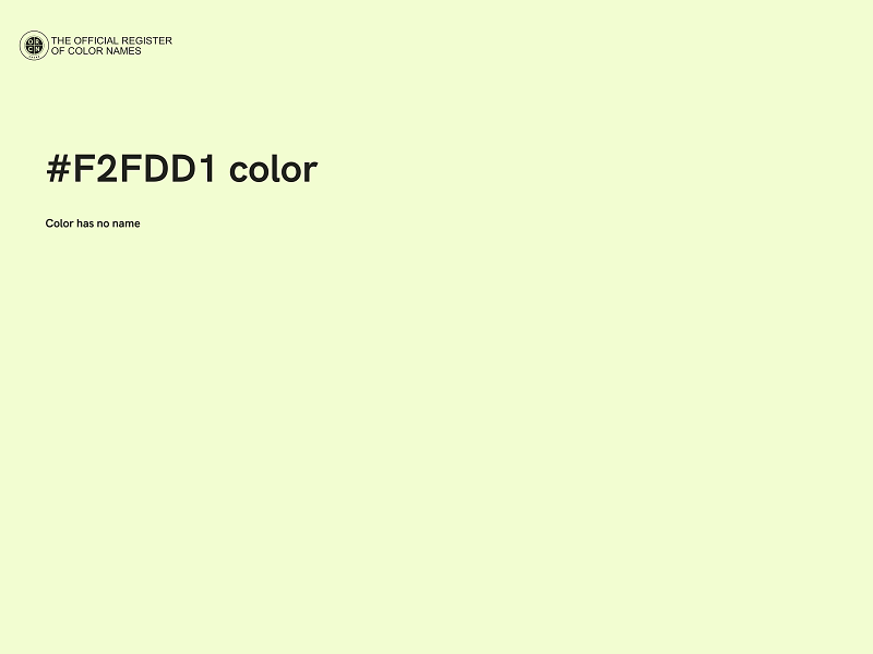 #F2FDD1 color image