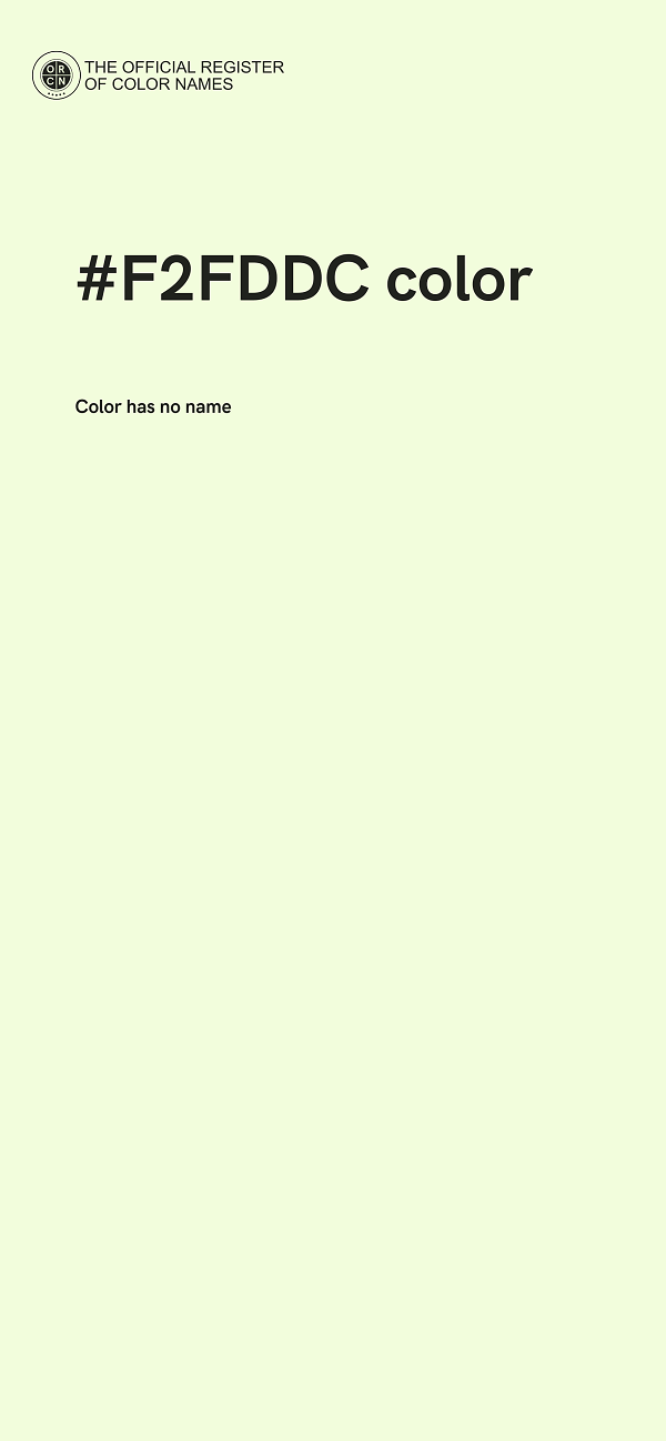 #F2FDDC color image