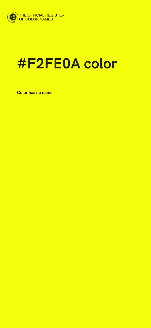 #F2FE0A color image