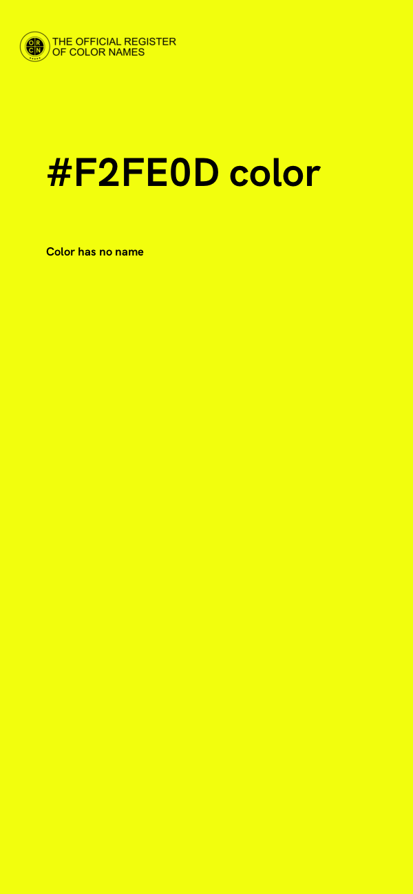 #F2FE0D color image