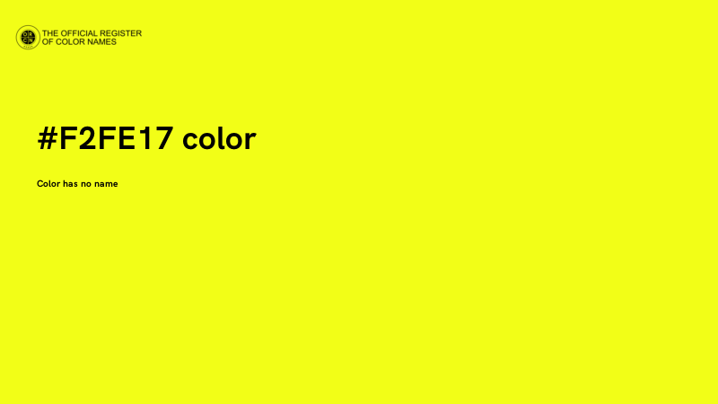 #F2FE17 color image