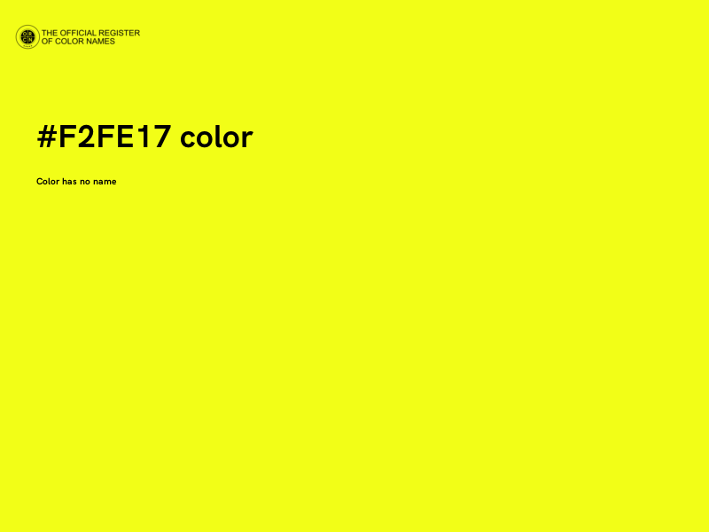 #F2FE17 color image