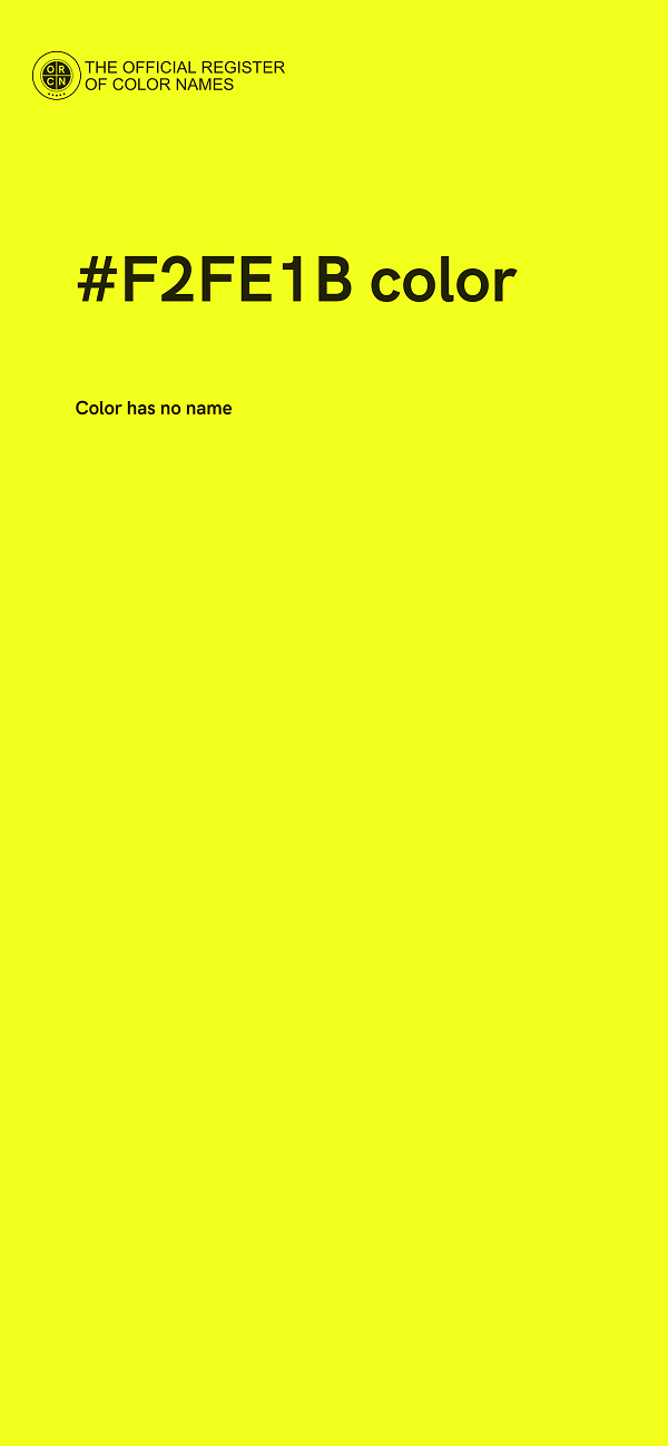 #F2FE1B color image