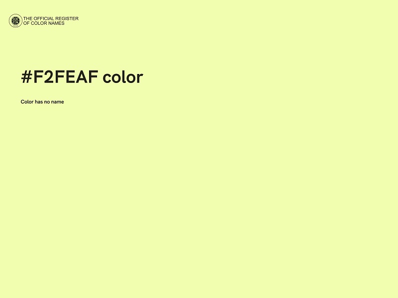 #F2FEAF color image