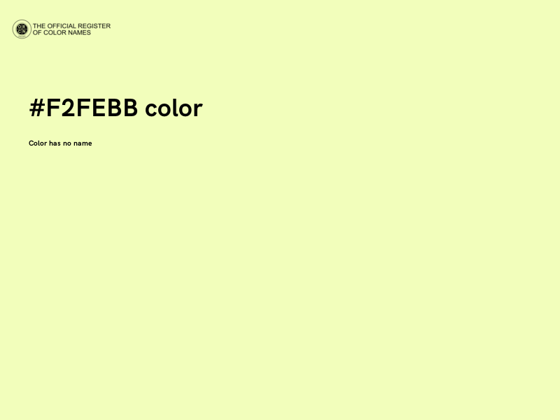 #F2FEBB color image