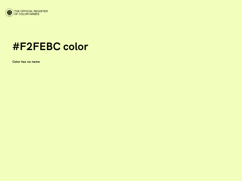 #F2FEBC color image