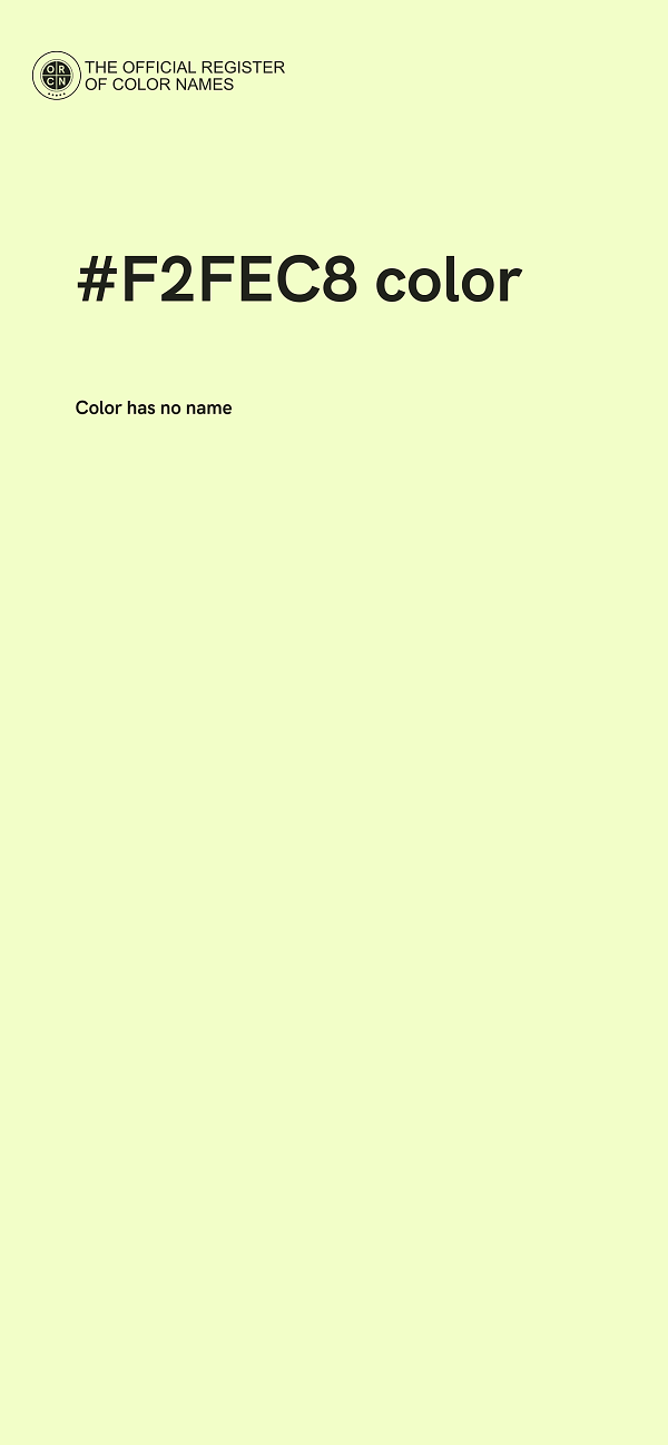 #F2FEC8 color image