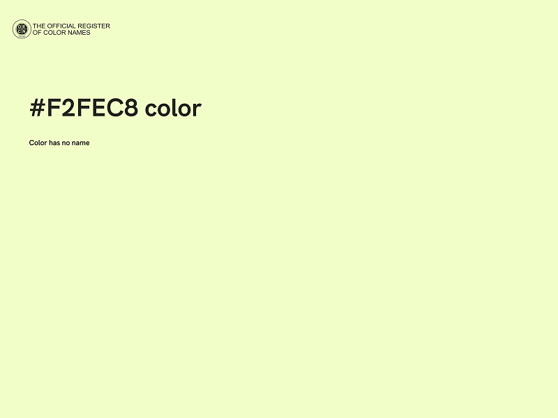 #F2FEC8 color image