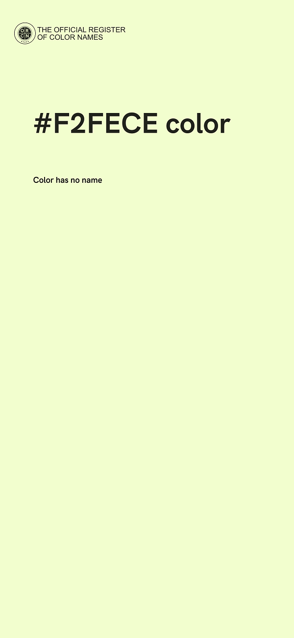 #F2FECE color image