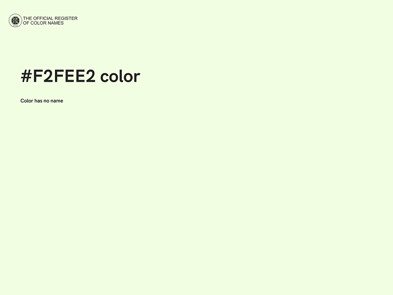 #F2FEE2 color image