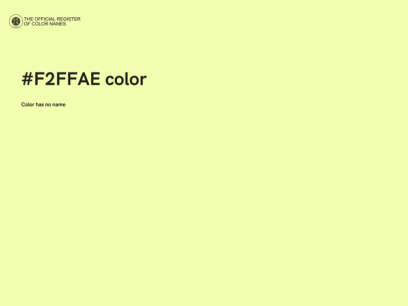 #F2FFAE color image