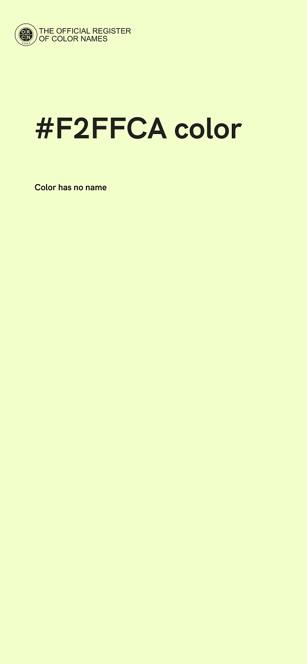 #F2FFCA color image
