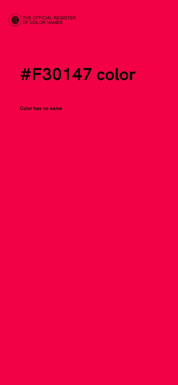 #F30147 color image