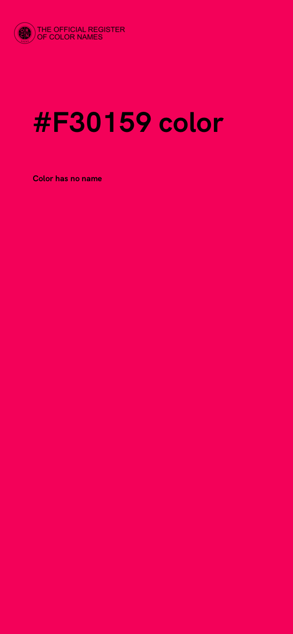 #F30159 color image
