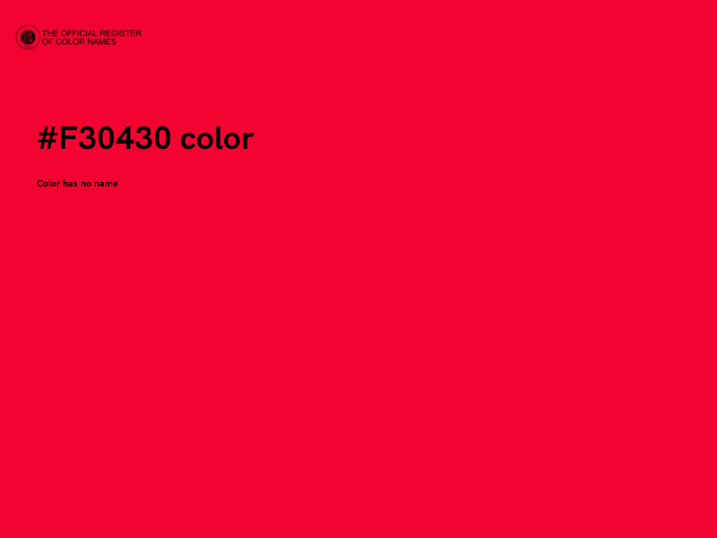 #F30430 color image